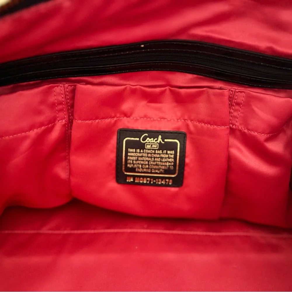 Coach Penelope Op Art Duffle Weekender - Picture 6 of 7